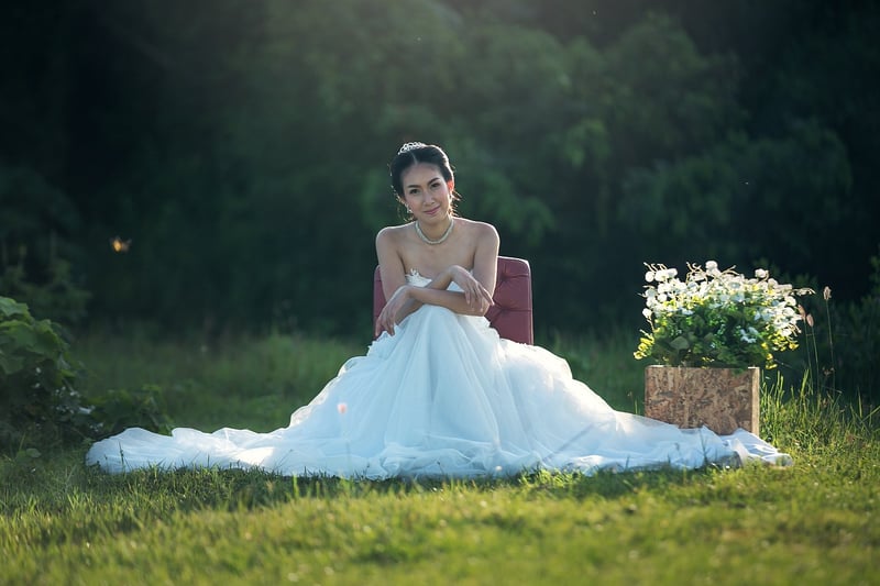 Wedding Dress with Statement Sleeves